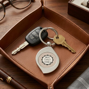 Porte-clés Meilleur Papa de Tous les Temps Idée Cadeau Fête d