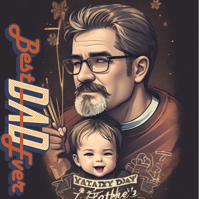 Porte-clés Meilleur papa du monde (Créateur téléchargé)