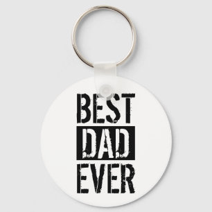 Porte-clés Meilleur Papa Simple Cadeau de Fête des Pères 