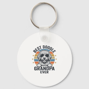 Porte-clés Meilleur Papy Doodle de tous les temps Design de T