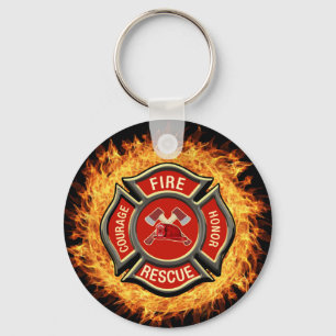 Porte-clés Meilleur Porte - clés de thème Firefighter
