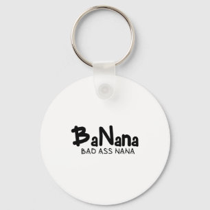 Porte-clés Meilleur T-shirt Banane Mauvaise Nana Grand-mère M