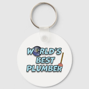 Porte-clés Meilleur T-shirt Plumber au monde