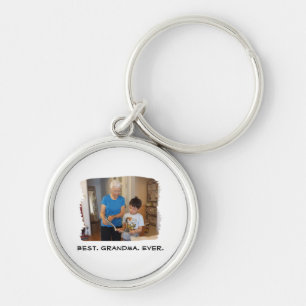 Porte-clés Meilleure Grand-mère Ever Nana Grand-parent Photo