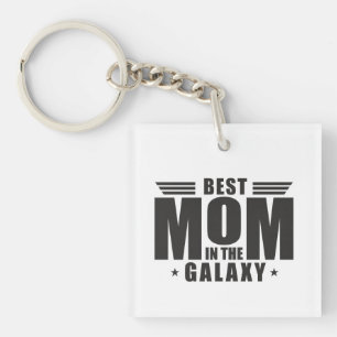 Porte-clés Meilleure maman dans la Galaxie - Fête des mères,