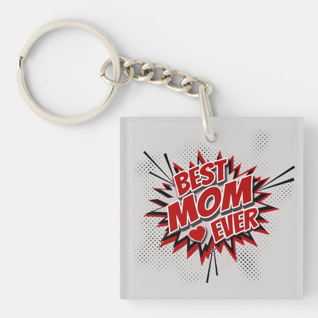 Porte-clés Meilleure maman jamais (Devant)