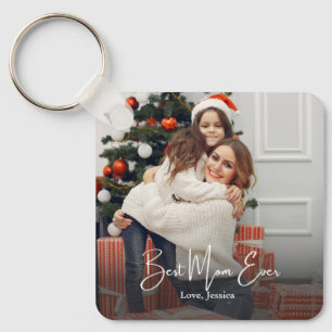 Porte-clés Meilleure maman jamais personnalisée Photo