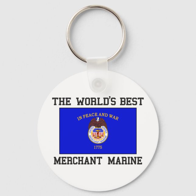 Porte-clés Meilleure marine marchande (Recto)