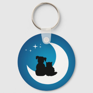 Porte-clés Meilleurs amis - porte - clé de chat et de chien