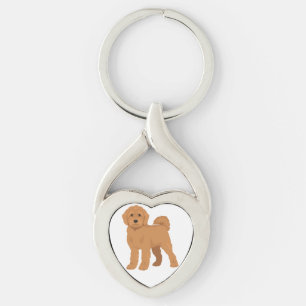 Porte-clés Mélange de chien Cockapoo