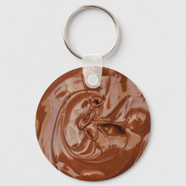 Porte-clés Melted chocolate texture (Recto)