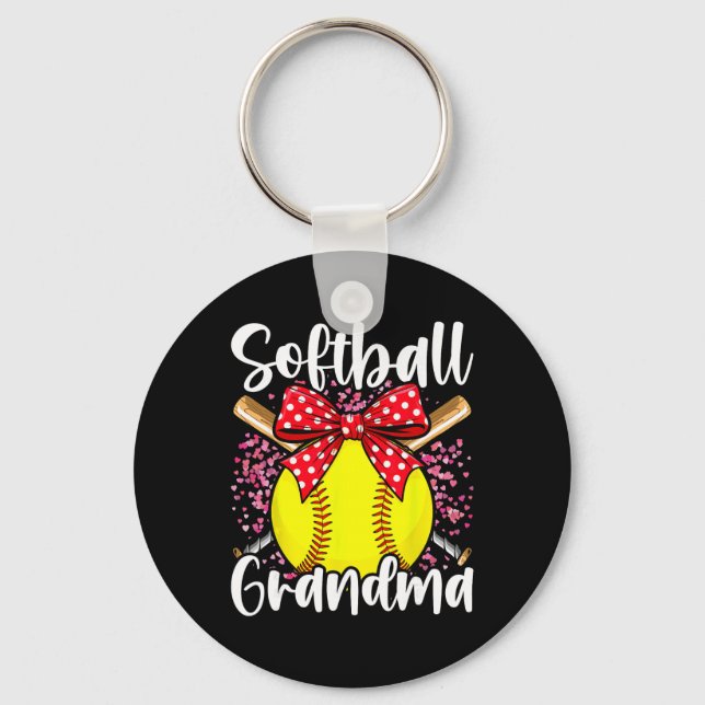 Porte-clés Mémé de softball _2  (Recto)