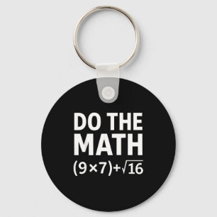 Porte-clés Mème drôle de maths – Équation d'humour de nerd 67