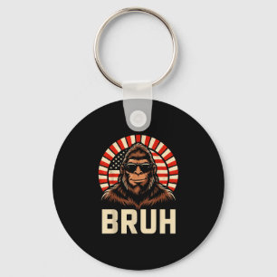 Porte-clés Mème graphique de bigfoot bruh garçons hommes drôl