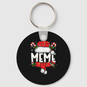 Porte-clés Mème Pyjama de Noël Santa Claus Famille Correspond