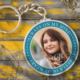 Porte-clés Memorial Always On My Mind Elegant Photo