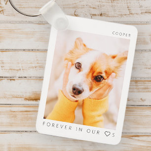 Porte-clés Mémorial pour animaux de compagnie en mémoire d'am