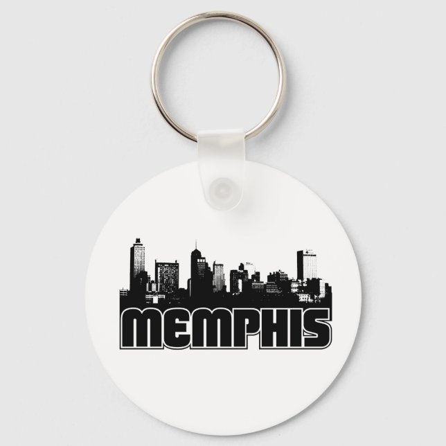 Porte-clés Memphis Skyline (Recto)