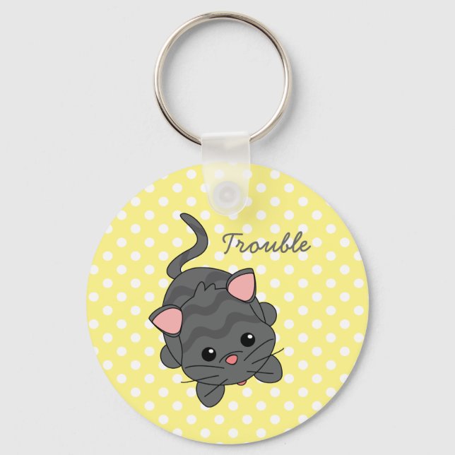 Porte-clés Mendier Kitty (Recto)