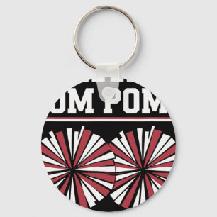 Porte-clés Menez les Pom-Poms Pas de Drama Cheerleader Drôle