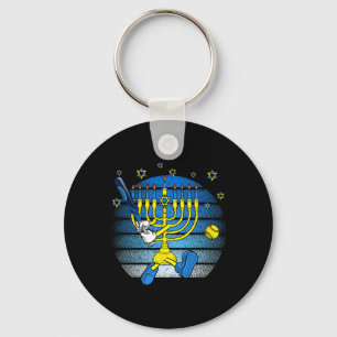 Porte-clés Menorah Rétro Jouant Softll Joyeux Hanukkah Pjs Bo