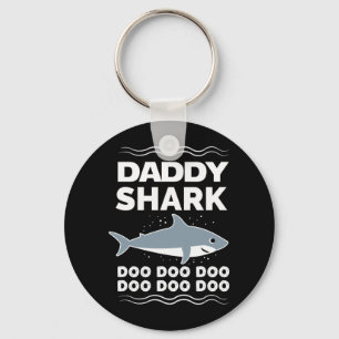Porte-clés Mens Daddy Shark Doo Doo Doo Matching Famille
