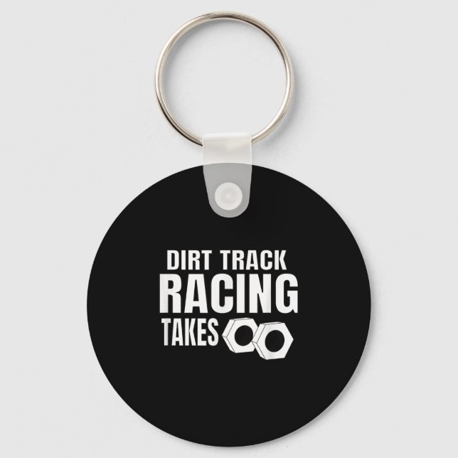 Porte-clés Mens Dirt Track Racing Drôle Race Citation Sprint  (Recto)