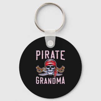 Porte-clés Mens pirate grandma grandmother granny pirate