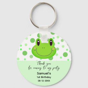 Porte-clés Merci Frog Confetti Parti Anniversaire de enfant F