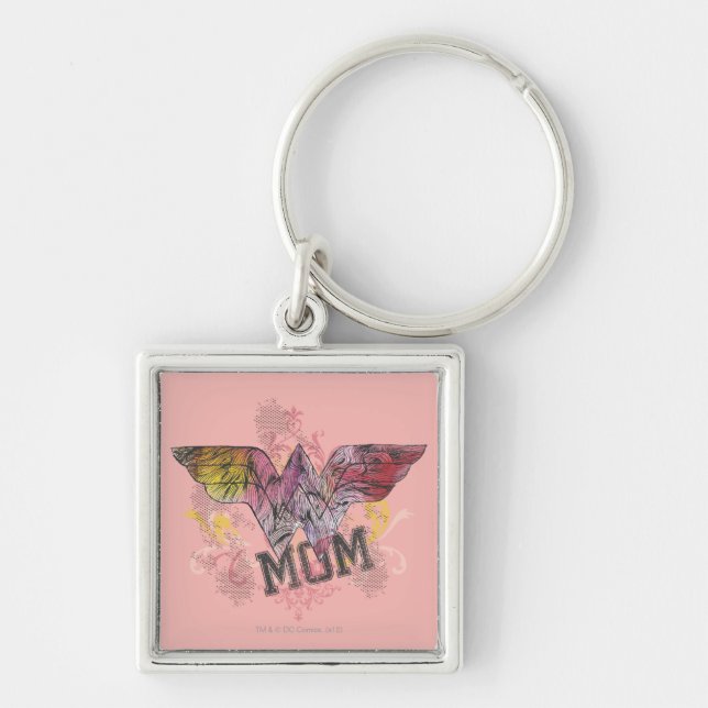 Porte-clés Merde Maman Médias Mixtes (Devant)