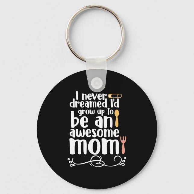 Porte-clés Mère Cadeau Une Maman géniale (Recto)