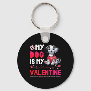 Porte-clés Mère de chien heureuse Père Mon chien dalmatien es