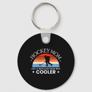 Porte-clés Mère de hockey sur glace Joueuse Gardien de but Pa