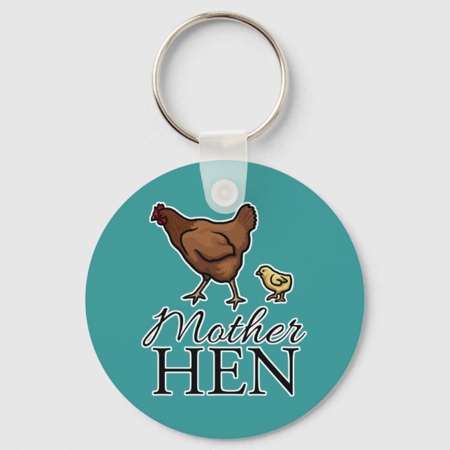 Porte-clés Mère Hen (Recto)