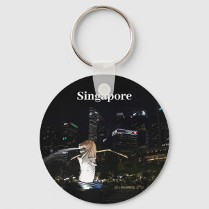 Porte-clés Merlion & Singapore Skyline #1 Porte - clé