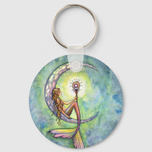 Porte-clés Mermaid Imaginaire Fairy Art par Molly Harrison