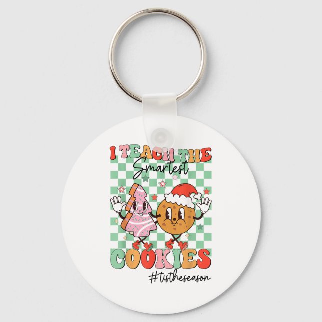 Porte-clés Merry Christmas I Teach The Smartest Cookies Teach (Recto)