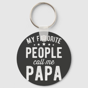 Porte-clés Mes Gens Favoris M'Appelent Papa