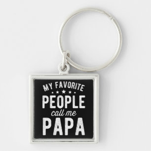 Porte-clés Mes Gens Favoris M'Appelent Papa