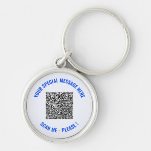 Porte-clés Message spécial du code QR Porte - clé surprise