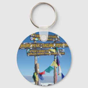 Porte-clés Message sur le Sommet du Kilimandjaro kenya