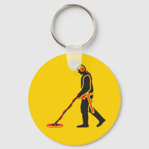 Porte-clés Metal Detecting Keychain