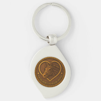 Porte-clés Metal Keychain- Racing Hearts and Healing Springs
