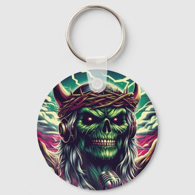 Porte-clés Métal Lourd Inimique (Recto)