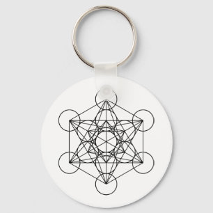 Porte-clés Metatron Cube Sacred Geometry