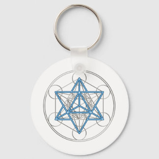 Porte-clés Metatrons Würfel - Merkaba - Stern Tetraeder