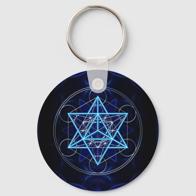 Porte-clés Metatrons Würfel - Merkaba - Stern Tetraeder (Recto)