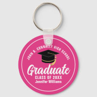 Mete Hot Pink Graduation Custom 2025 Graduate