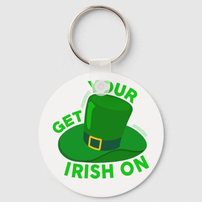 Porte-clés Mettez votre irlandais sur (Recto)
