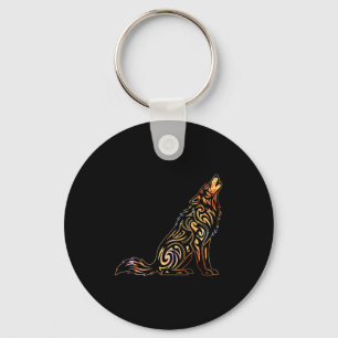 Porte-clés Meute de loups sauvages Rétro Vintage Faune Solita